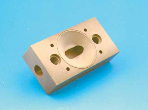 Machined component in high performance polymer